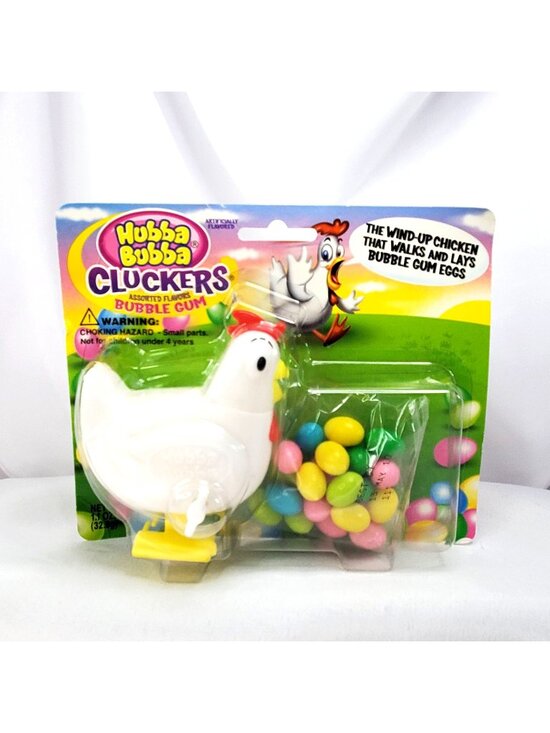 Hubba Bubba Other - Hubba Bubba Cluckers Wind Up Chicken Bubble Gum Dispenser